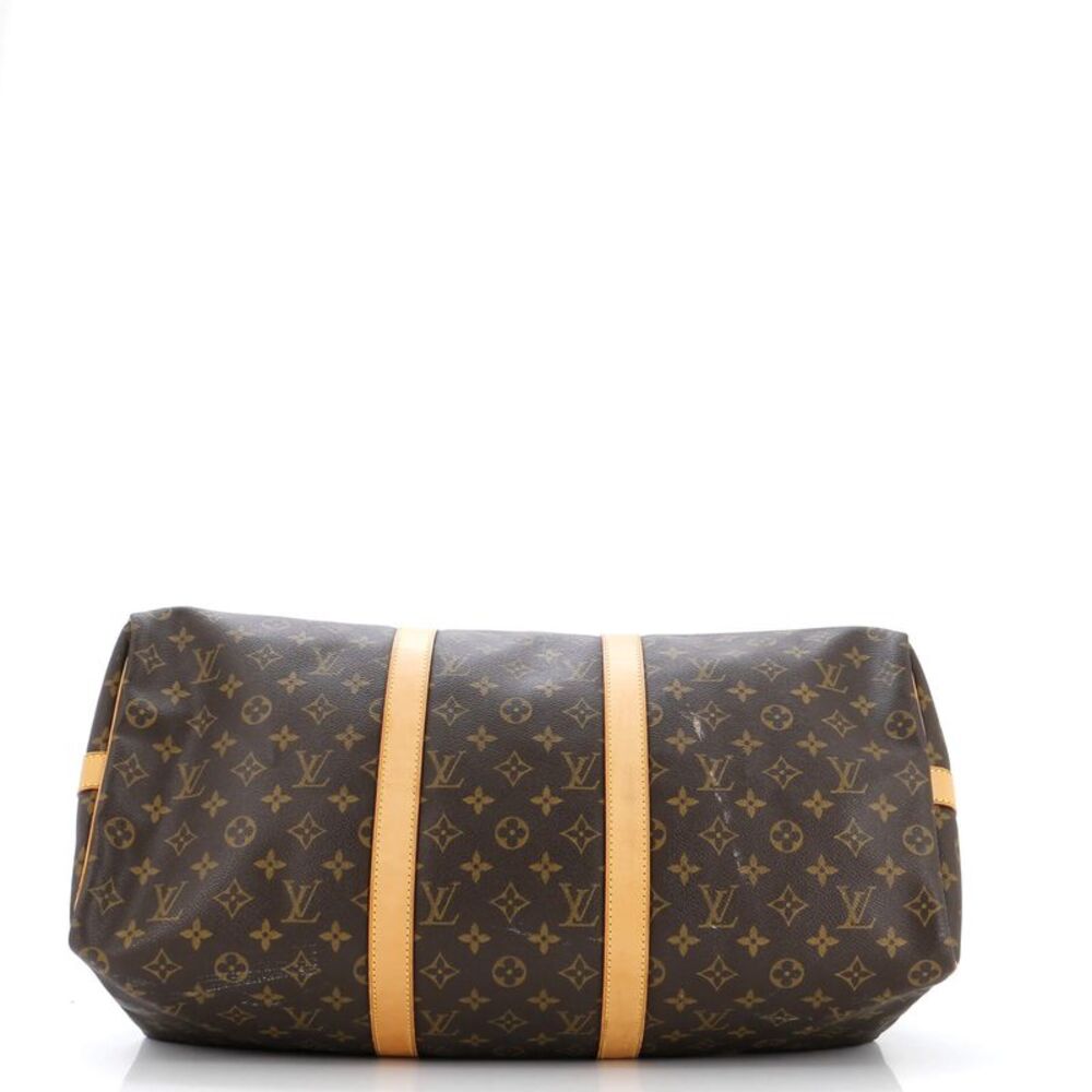 Louis Vuitton Keepall Bandouliere Bag Monogram Canvas 50 Brown - Picture 4 of 9